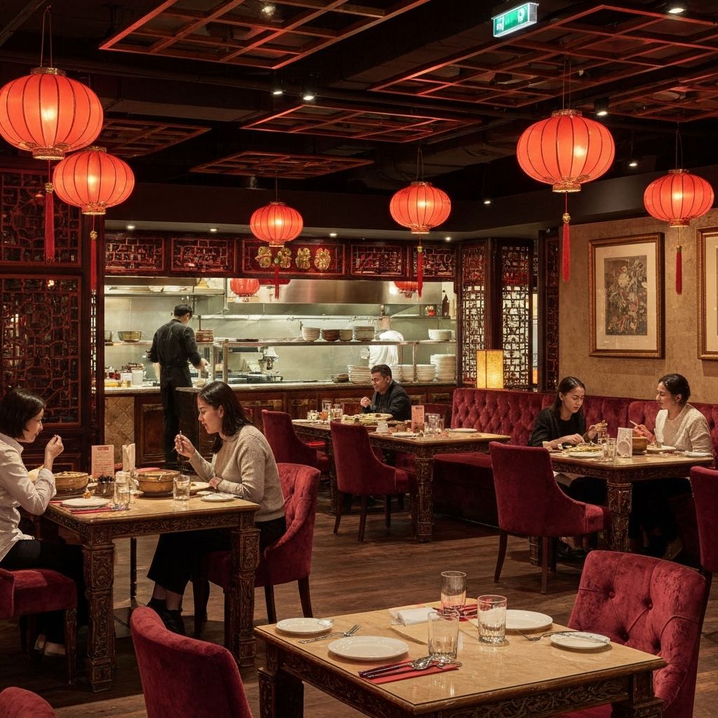 Ta Xio elegant interior with warm lighting